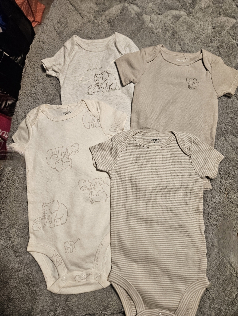 Carters Infant Boys Onesies 4pack